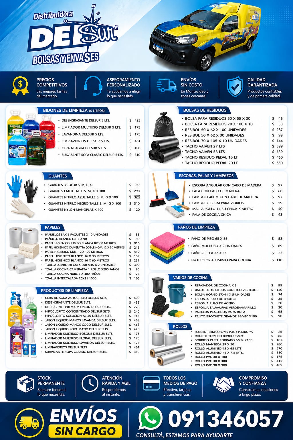 precios distribuidora delsur 2026